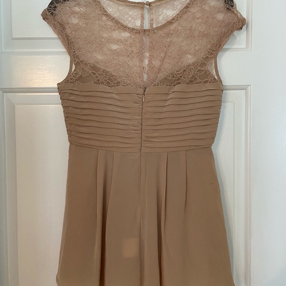 BCBG mocha lace blouse - Picture 2 of 4